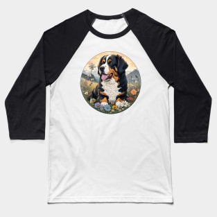 Bernese Mountain Dog Puppy Baseball T-Shirt